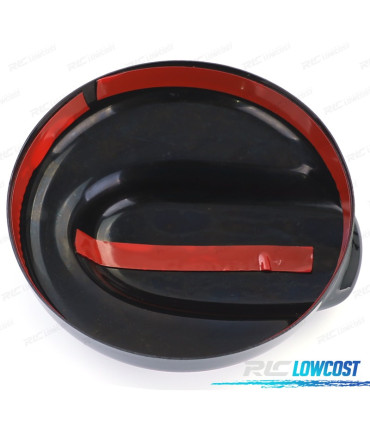 TAMPA TANQUE MINI R55 R56 R57 06-13 PRETO BRILHANTE