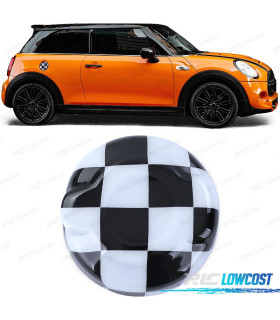 TAMPA TANQUE MINI F55 F56 F57 13-21 BRANCO PRETO