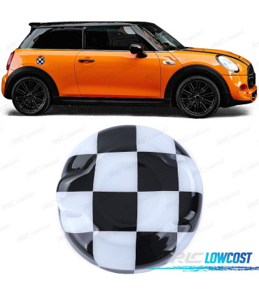 TAMPA TANQUE MINI F55 F56 F57 13-21 BRANCO PRETO