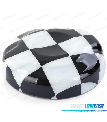 TAMPA TANQUE MINI F55 F56 F57 13-21 BRANCO PRETO
