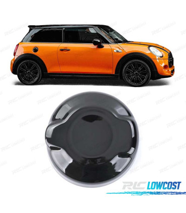 TAMPA TANQUE MINI F55 F56 F57 13-21 PRETO BRILHANTE
