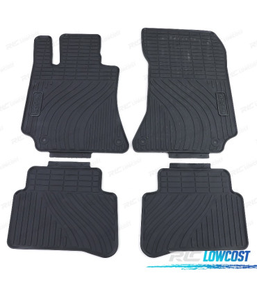 TAPETES DE BORRACHA MERCEDES E-CLASS W212 09-16 4 PEÇAS