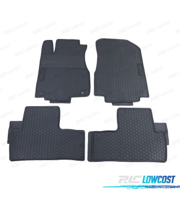 TAPETES DE BORRACHA HONDA CR-V 4 RE RM 12- 4 PEÇAS