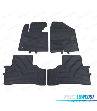 TAPETES DE BORRACHA HYUNDAI SANTA FE 3 DM 12-15 4 PEÇAS
