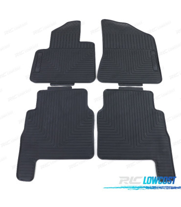 TAPETES DE BORRACHA HYUNDAI SANTA FE CM 06-12 4 PEÇAS