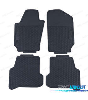 TAPETES DE BORRACHA SKODA FABIA 3 NJ 14- 4 PEÇAS