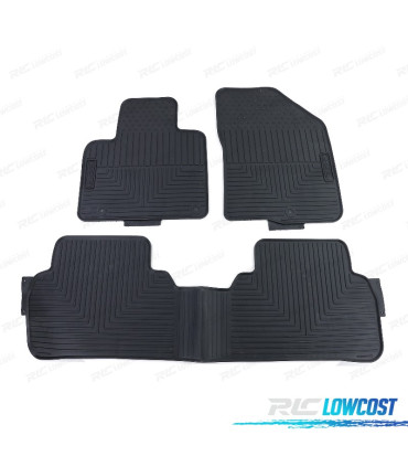 TAPETES DE BORRACHA KIA SORENTO 3 15- 3 PEÇAS
