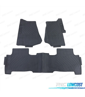 TAPETES DE BORRACHA LAND ROVER RANGE ROVER SPORT LM LS 04-13 3 PEÇAS