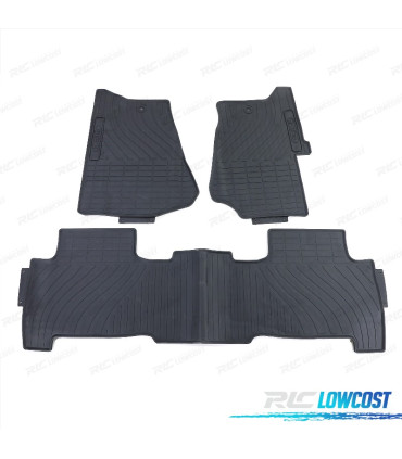 TAPETES DE BORRACHA LAND ROVER RANGE ROVER SPORT LM LS 04-13 3 PEÇAS
