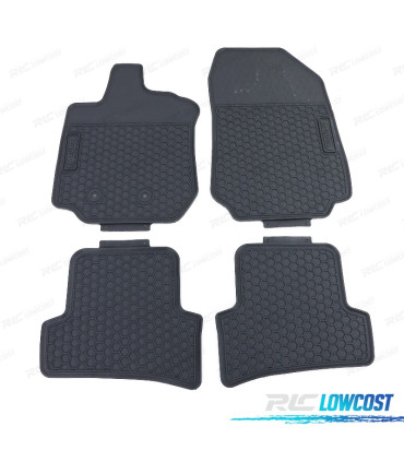 TAPETES DE BORRACHA RENAULT CLIO 3 BR CR 05- 4 PEÇAS