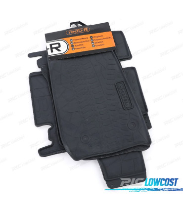 TAPETES DE BORRACHA JEEP WRANGLER JK 07-19 4 PEÇAS