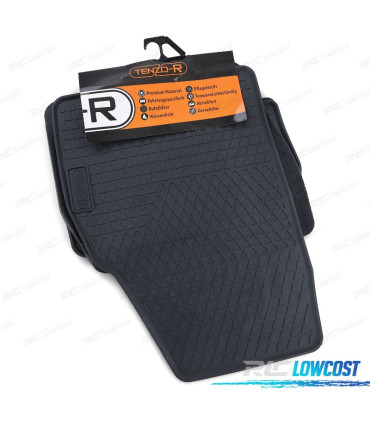 TAPETES DE BORRACHA VOLKSWAGEN VW POLO AW1 BZ1 17- 4 PEÇAS