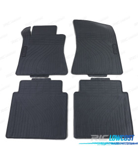 TAPETES DE BORRACHA MERCEDES S-CLASS W220 98-05 4 PEÇAS