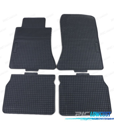 TAPETES DE BORRACHA MERCEDES CLASSE E W124 84-97 4 PEÇAS