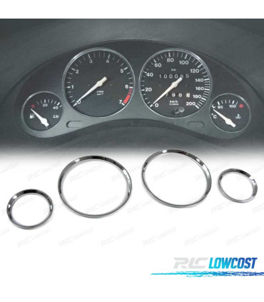 AROS PAINEL PARA OPEL CORSA B TIGRA A CROMO