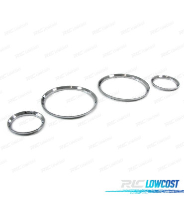 AROS PAINEL PARA OPEL CORSA B TIGRA A CROMO