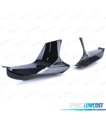 SPLITTERS PARA-CHOQUES FRONTAL BMW G30 G31 17-19 LOOK M5 PRETO BRILHANTE