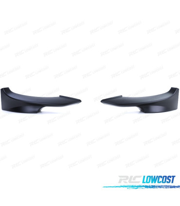 SPLITTERS PARE-CHOQUES BMW E92 E93 10-13 LOOK M PERFORMANCE PRETO FOSCO