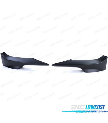 SPLITTERS PARA-CHOQUES FRONTAL BMW E92 E93 06-10 LOOK M PRETO MATE