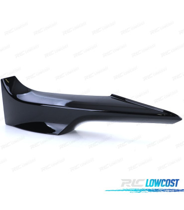 SPLITTERS PARA-CHOQUES FRONTAL BMW E92 E93 06-10 LOOK M PRETO BRILHANTE