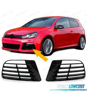 GRELHAS PARA-CHOQUE VOLKSWAGEN VW GOLF 6 5K1 09-13 R20 PRETO BRILHANTE
