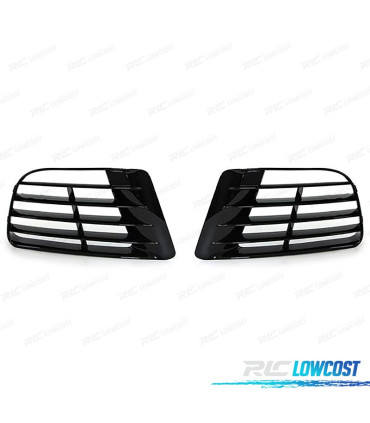 GRELHAS PARA-CHOQUE VOLKSWAGEN VW GOLF 6 5K1 09-13 R20 PRETO BRILHANTE