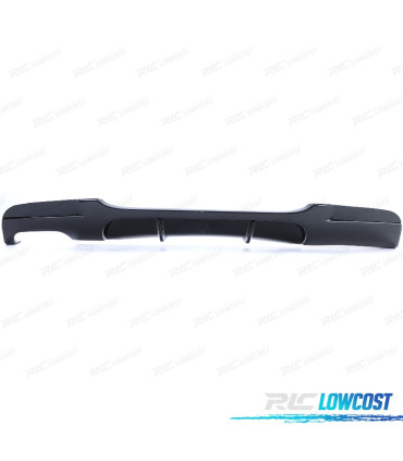 DIFUSOR BMW E90 05-12 LOOK M PRETO BRILHANTE