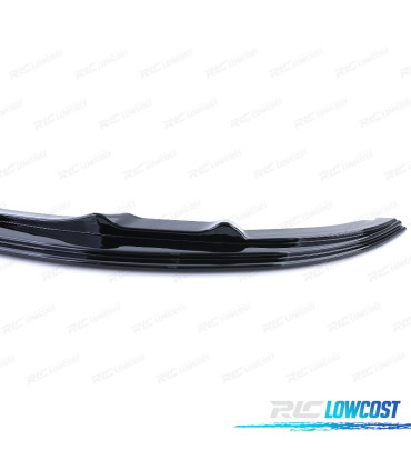 SPOILER LIP BMW E92 E93 06-10 LOOK M PRETO BRILHANTE