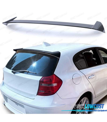 AILERON SPOILER BMW E81 E87 04-12 LOOK M PERFORMANCE PRETO BRILHANTE