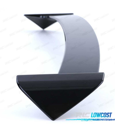 AILERON SPOILER BMW E81 E87 04-12 LOOK M PERFORMANCE PRETO BRILHANTE