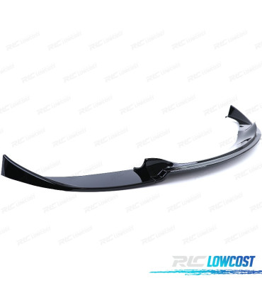 SPOILER LIP BMW E60 E61 07-10 LOOK M5 PRETO BRILHANTE