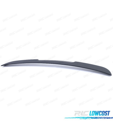 AILERON SPOILER TRASEIRO AUDI A4 B9 SEDAN 15-19 RS4 LOOK PRETO MATE