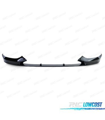 SPOILER LIP FRONTAL BMW F20 F21 LCI 15-19 PRETO BRILHANTE LOOK M PERFORMANCE