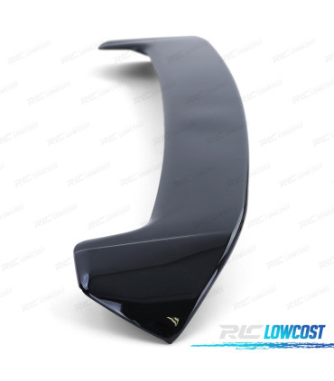 AILERON SPOILER TRASEIRO VOLKSWAGEN VW POLO 5 6R 09-14 LOOK R LINE PRETO BRILHANTE