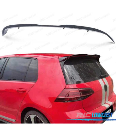 AILERON SPOILER TRASEIRO VOLKSWAGEN VW GOLF 7 GTI 13-20 CARBONO