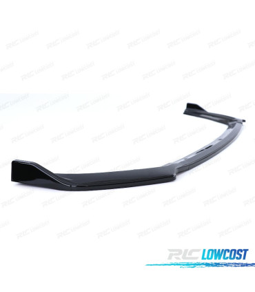 SPOILER LIP FRONTAL VOLKSWAGEN VW POLO 6 2G AW 17- PRETO BRILHANTE