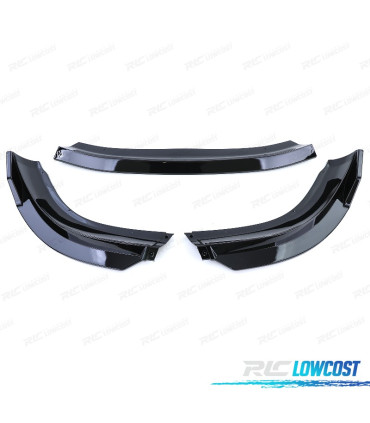 SPOILER LIP FRONTAL VOLKSWAGEN VW POLO 9N3 05-09 PRETO BRILHANTE