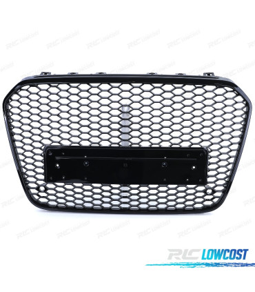GRELHA FRONTAL AUDI A6 C7 4G 10-14 PDC LOOK RS PRETO BRILHANTE