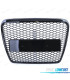 GRELHA FRONTAL AUDI A6 C6 4F 08-11 LOOK RS PRETO BRILHANTE