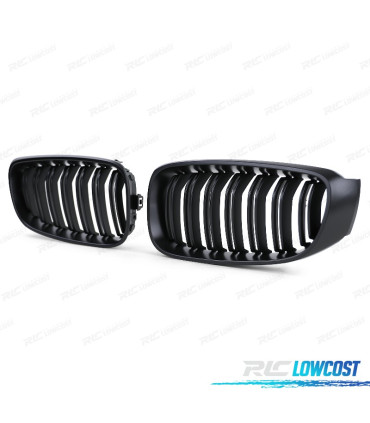 GRELHAS FRONTAIS BMW F34 GT 13-16 LOOK M PRETO MATE
