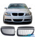 GRELHAS FRONTAIS BMW E90 E91 05-08 LOOK M PRETO MATE