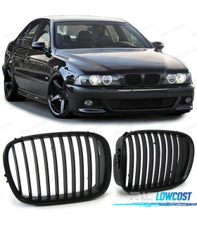 GRELHAS FRONTAIS BMW E39 95-03 LOOK PRETO MATE