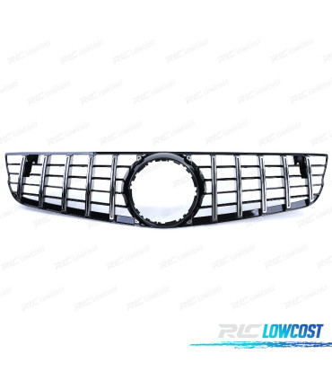 GRELHA FRONTAL MERCEDES SL R230 08-12 PRETO CROMADO