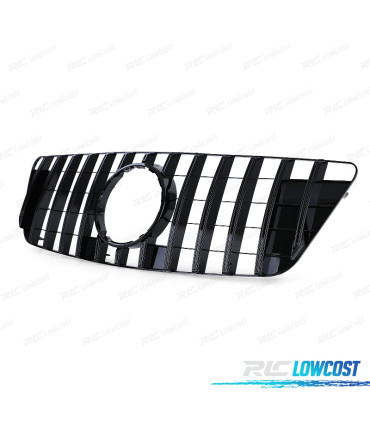 GRELHA FRONTAL MERCEDES M ML W164 08-11 LOOK AMG PRETO BRILHANTE