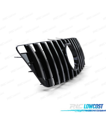 GRELHA FRONTAL MERCEDES M ML W164 08-11 LOOK AMG PRETO CROMADO