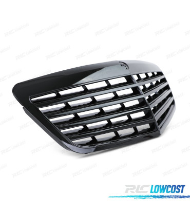 GRELHA FRONTAL MERCEDES W221 09-13 PRETO BRILHANTE