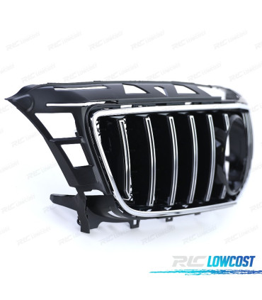GRELHA FRONTAL MERCEDES CLS C218 11-14 PRETO CROMADO LOOK GT