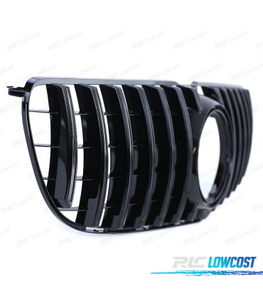 GRELHA FRONTAL MERCEDES GLS X166 15-19 PRETO BRILHANTE LOOK AMG GT