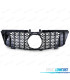 GRELHA FRONTAL MERCEDES M ML W164 05-08 PRETO BRILHANTE LOOK AMG