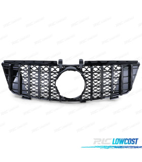 GRELHA FRONTAL MERCEDES M ML W164 05-08 PRETO BRILHANTE LOOK AMG